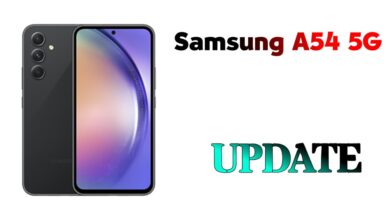 Samsung Galaxy A54 5G update