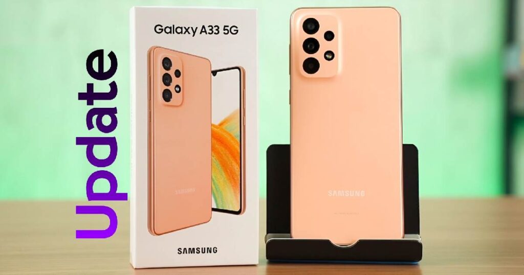 Samsung Galaxy A33 5G September 2024 patch update